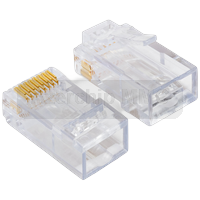 RJ-45 başlıq CAT6 100 ədəd