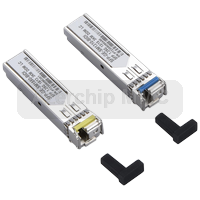 1 cüt iki tərəf SFP modul Cisco ilə uyumlu tək lifli single mode 1Gb sfp 20km